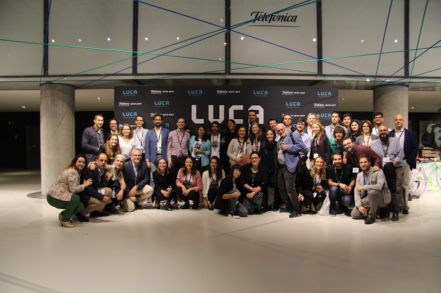 Figure 1 : Part of the LUCA team at BDID2017