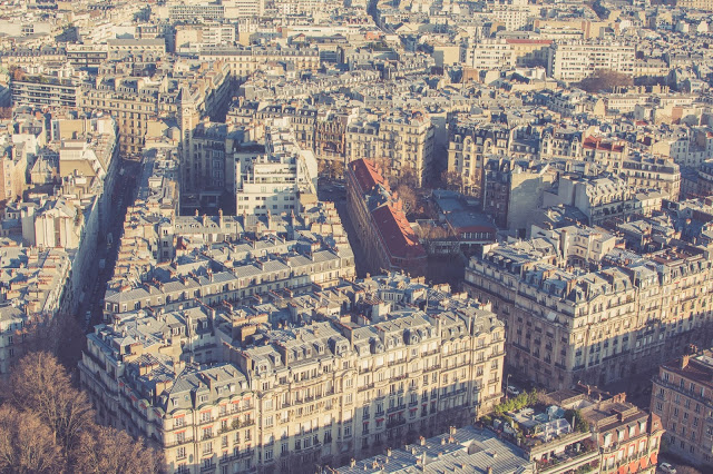 buildings in paris,france