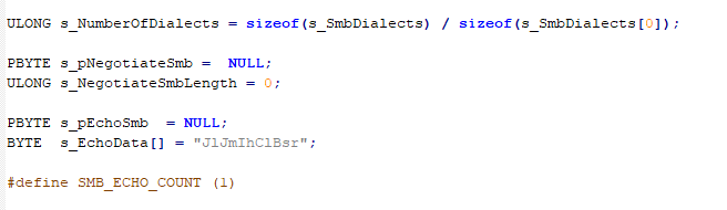 Part of the svrcall.c code