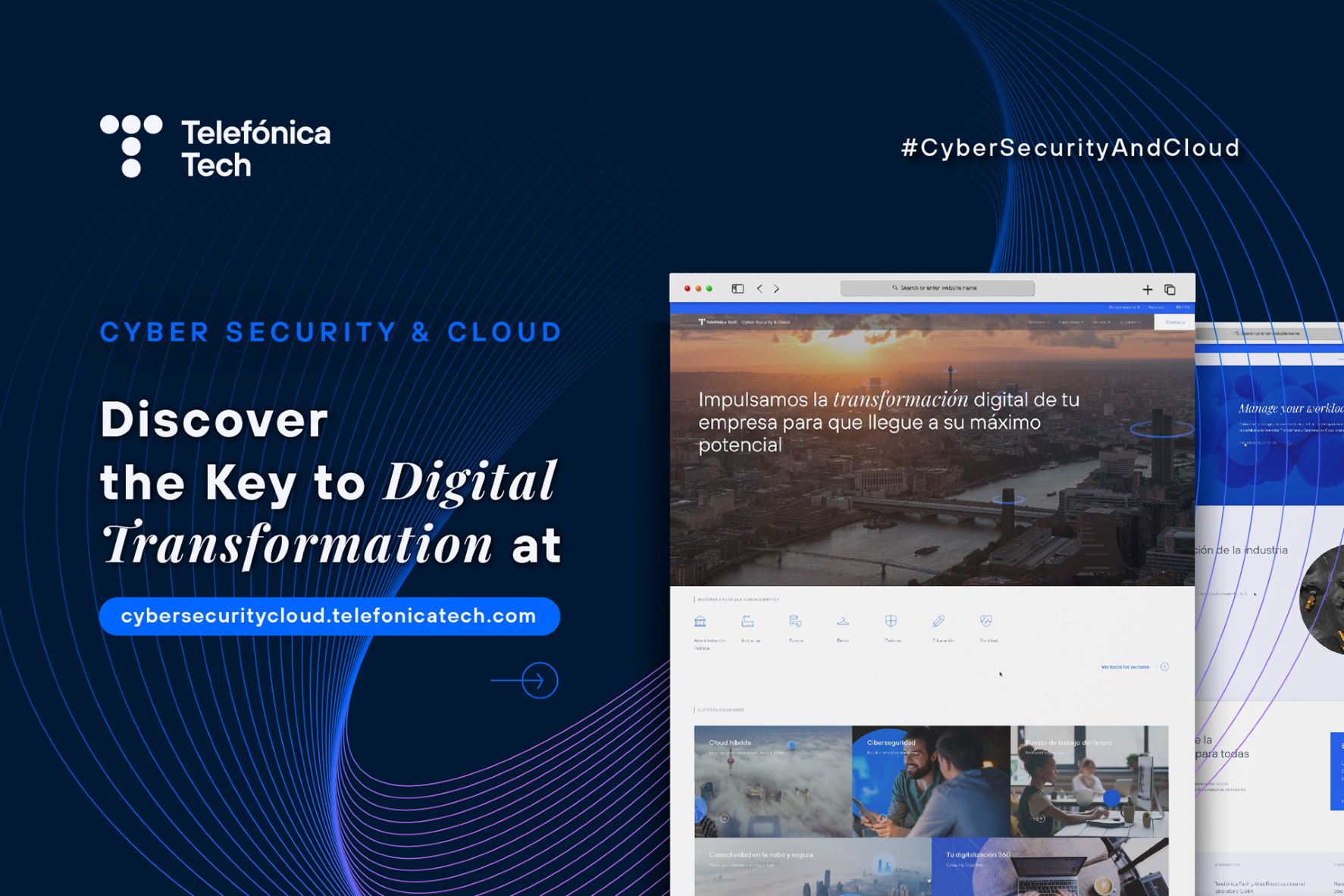 We have a brand-new website! Get to know the new Telefónica Tech Cyber Security & Cloud website